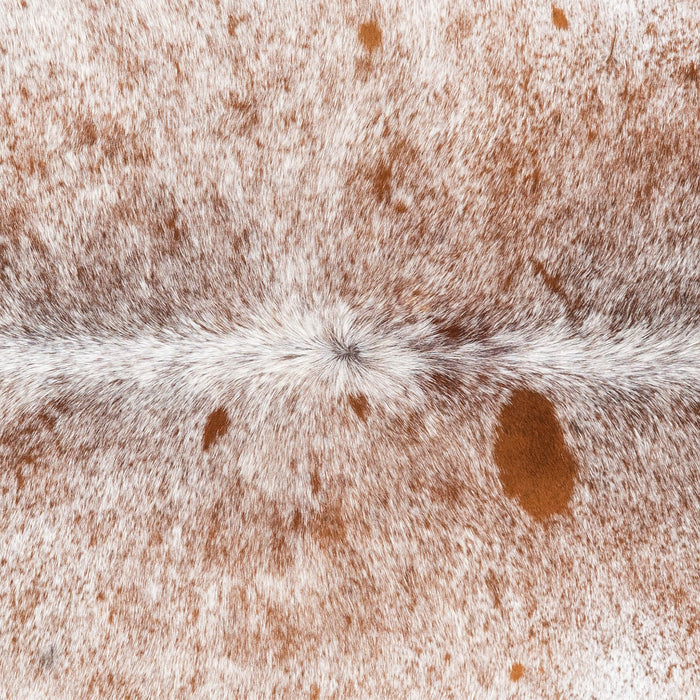 Brazilian Brown Salt and Pepper Cowhide Rug Size 5'11" L x 5'2" W 3388