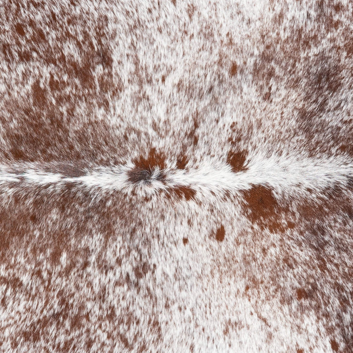 Brazilian Brown Salt and Pepper Cowhide Rug Size 6'2" L x 5'7" W 3389