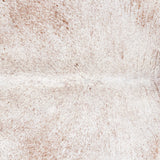 Brazilian Brown Salt and Pepper Cowhide Rug Size 6'6" L x 5'5" W 3394