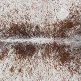 Brazilian Brown Salt and Pepper Cowhide Rug Size 6'7" L x 6'9" W 3397