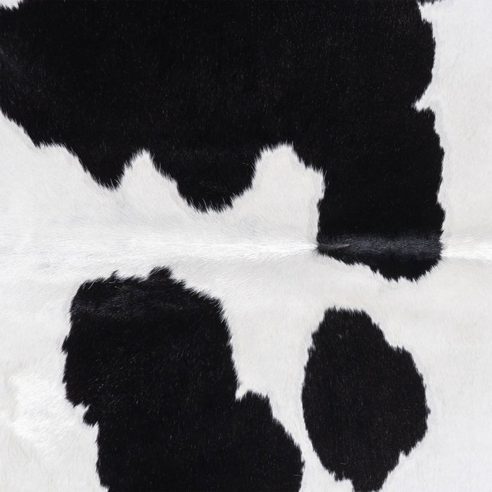 Brazilian Black and White Cowhide Rug Size 6'9" L x 5'10" W 3400
