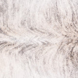 Brazilian Light Grey Brindle Cowhide Rug Size 7'1" L x 5'6" W 3406