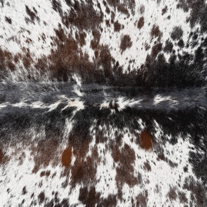 Brazilian Black Salt and Pepper Cowhide Rug Size 6'8" L x 6'7" W 3448
