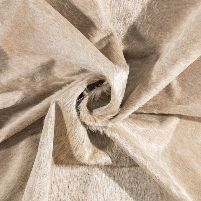 Brazilian Champagne Cowhide Rug Size 7'9" L x 6'4" W 3468