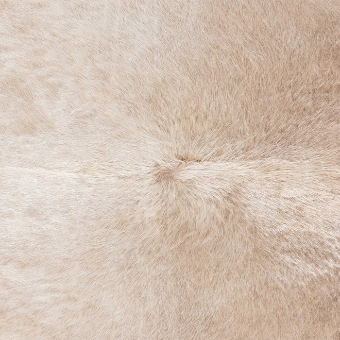 Brazilian Champagne Cowhide Rug Size 7'6" L x 6'4" W 3471