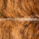 Brazilian Brindle Cowhide Rug Size 7'9" L x 6'11" W 3474