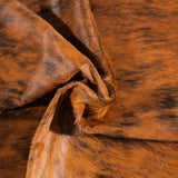 Brazilian Brindle Cowhide Rug Size 6'11" L x 6'11" W 3479