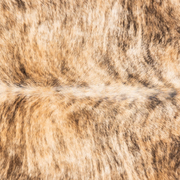 Brazilian Brindle Cowhide Rug Size 7'11" L x 7'1" W 3489