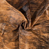 Brazilian Brindle Cowhide Rug Size 7'9" L x 6'11" W 3498