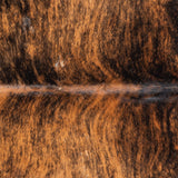 Brazilian Brindle Cowhide Rug Size 7'8" L x 7'4" W 3499