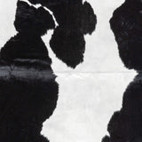 Brazilian Black and White Cowhide Rug Size 8'2" L x 6'9" W 3501