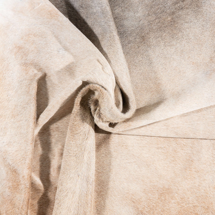 Brazilian Grey Palomino Cowhide Rug Size 8'4" L x 7'3" W 3507