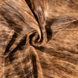 Brazilian Brindle Cowhide Rug Size 7'3" L x 6'1" W 3517