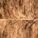 Brazilian Brindle Cowhide Rug Size 7'3" L x 6'1" W 3517