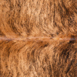 Brazilian Brindle Cowhide Rug Size 6'9" L x 5'6" W 3521