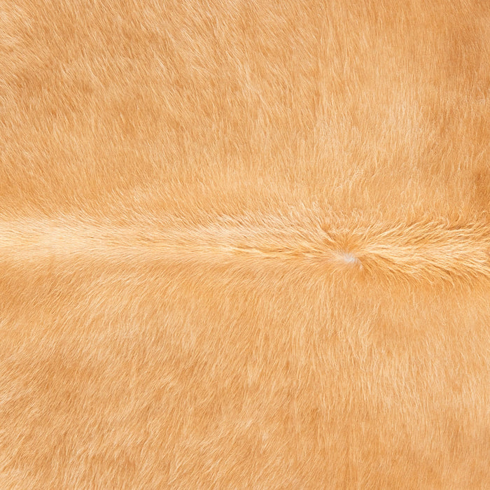 Brazilian Beige Cowhide Rug Size 6'3" L x 5'4" W 3535