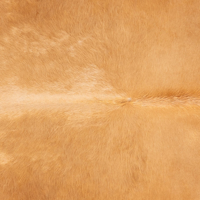 Brazilian Beige Cowhide Rug Size 7'1" L x 6'9" W 3537