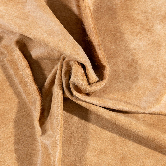 Brazilian Beige Cowhide Rug Size 6'11" L x 5'10" W 3540