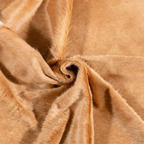 Brazilian Beige Cowhide Rug Size 6'5" L x 5'11" W 3544