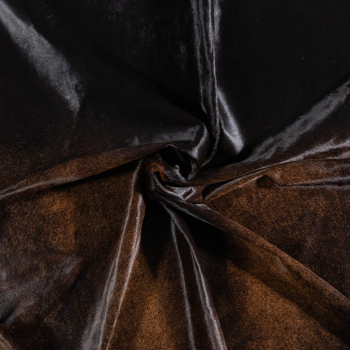 Brazilian Mahogany Cowhide Rug Size 7'8" L x 6'9" W 6136