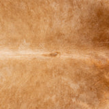 Brazilian Beige Cowhide Rug Size 7'10" L x 6'11" W 3610