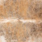 Brazilian Beige Cowhide Rug Size 7'4" L x 6'10" W 3615