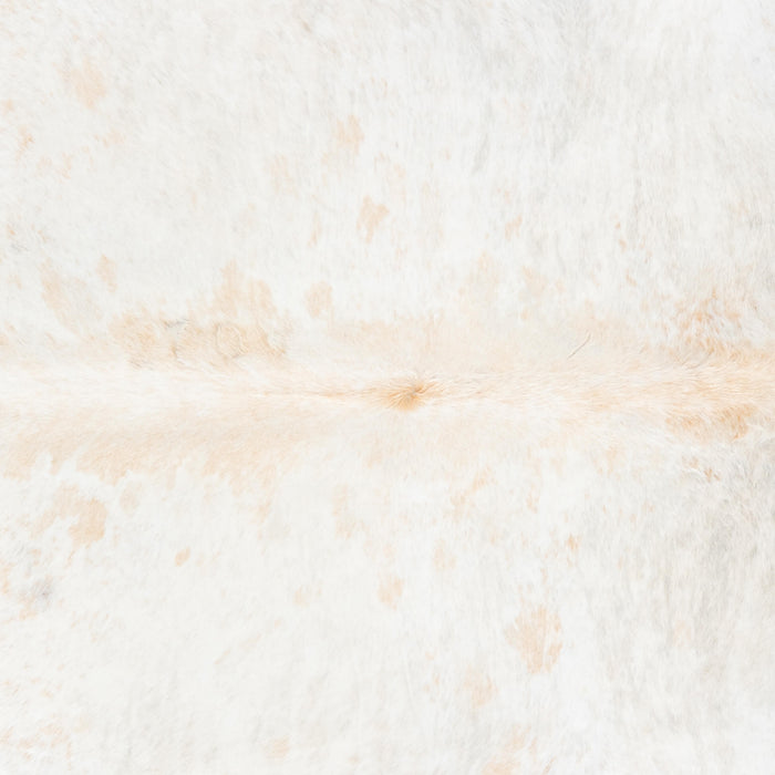 Brazilian Palomino and White Cowhide Rug Size 8'4" L x 7'8" W 3629