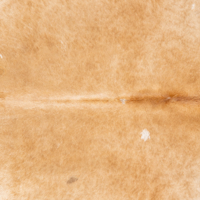 Brazilian Beige Cowhide Rug Size 7'11" L x 6'11" W 3642
