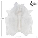 Brazilian Grey Cowhide Rug Size 7'11" L x 6'1" W 3668