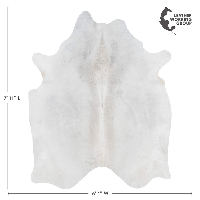 Brazilian Grey Cowhide Rug Size 7'11" L x 6'1" W 3668
