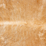 Brazilian Beige Cowhide Rug Size 7'6" L x 6'11" W 3673