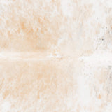 Brazilian Palomino and White Cowhide Rug Size 7'9" L x 7'6" W 3685