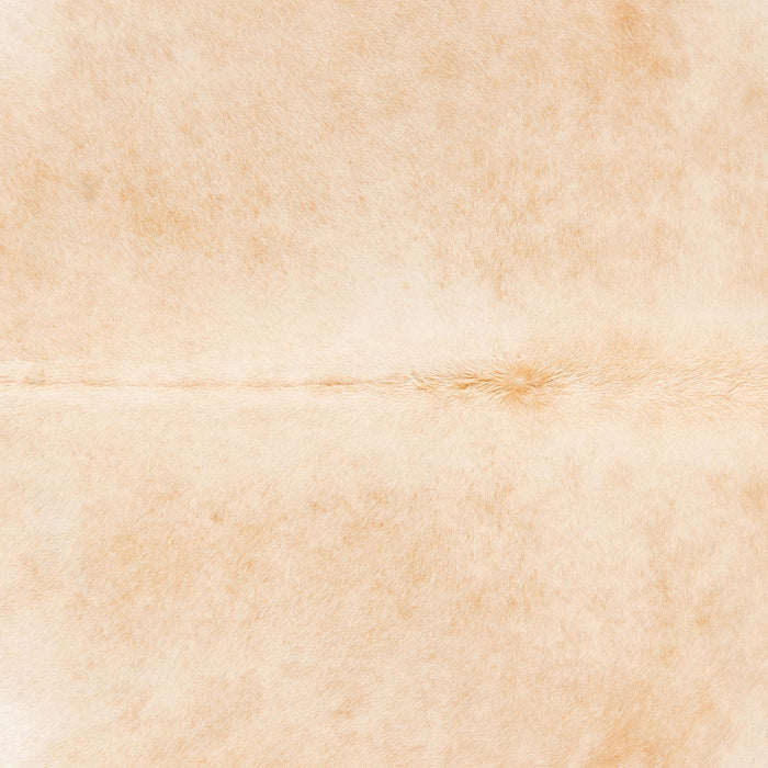 Brazilian Beige Cowhide Rug Size 7'10" L x 6'8" W 3697