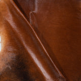 Brazilian Mahogany Cowhide Rug Size 8'2" L x 7'5" W 3700
