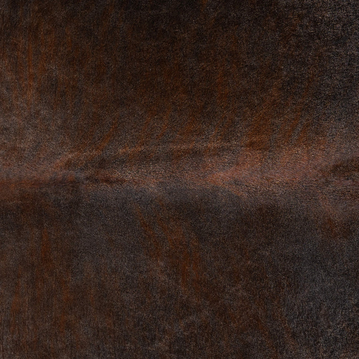 Brazilian Mahogany Cowhide Rug Size 7'5" L x 7'3" W 3714