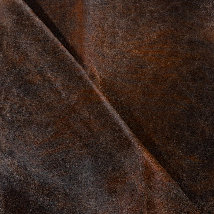 Brazilian Mahogany Cowhide Rug Size 7'5" L x 7'3" W 3714