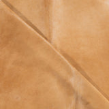 Brazilian Beige Cowhide Rug Size 7'10" L x 6'10" W 3716