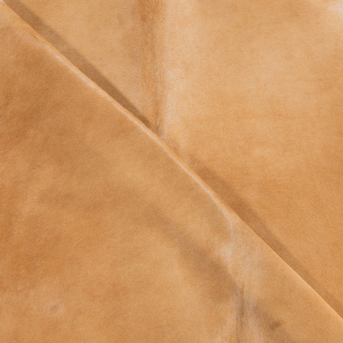 Brazilian Beige Cowhide Rug Size 7'10" L x 6'10" W 3716