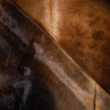 Brazilian Mahogany Cowhide Rug Size 8'4" L x 6'11" W 3721