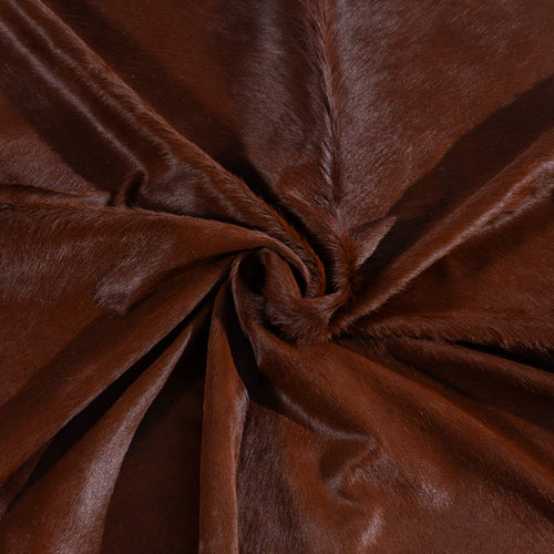 Brazilian Chocolate and White Cowhide Rug Size 8'6" L x 8'1" W 3724