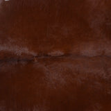 Brazilian Chocolate and White Cowhide Rug Size 8'6" L x 8'1" W 3724