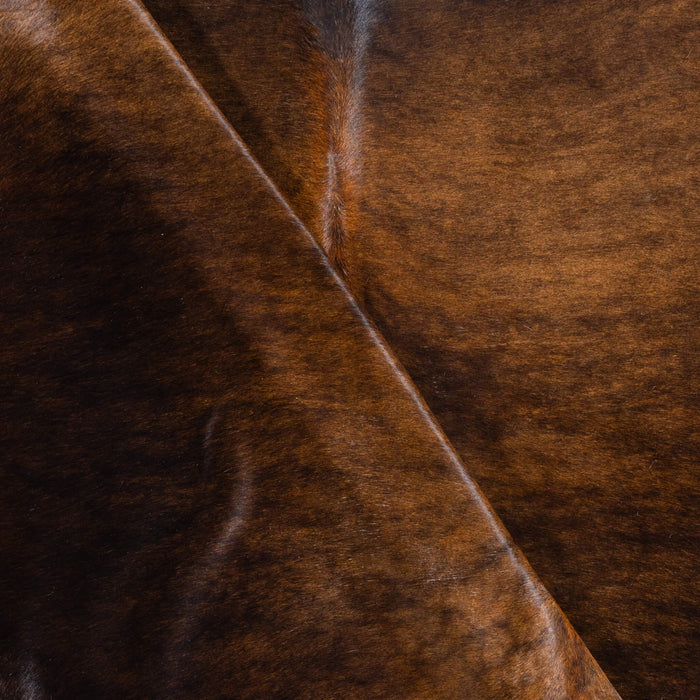 Brazilian Mahogany Cowhide Rug Size 8'1" L x 6'11" W 3725