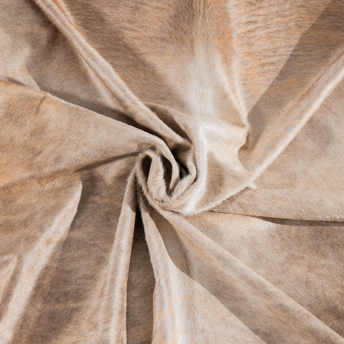 Brazilian Light Grey Brindle Cowhide Rug Size 8'1" L x 7'3" W 3733