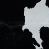 Brazilian Black and White Cowhide Rug Size 8'5" L x 6'11" W 3738