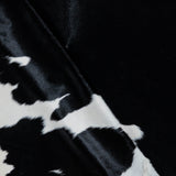 Brazilian Black and White Cowhide Rug Size 8'5" L x 6'11" W 3738