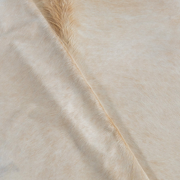 Brazilian Beige Cowhide Rug Size 7'6" L x 7'0" W 3739