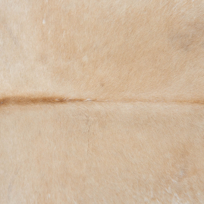 Brazilian Beige Cowhide Rug Size 7'8" L x 7'2" W 3742