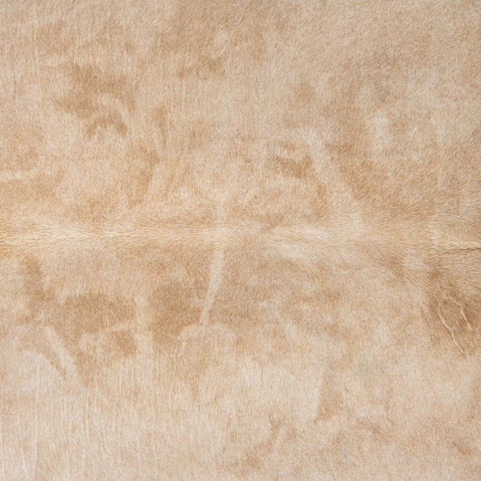 Brazilian Beige Cowhide Rug Size 8'1" L x 7'0" W 3744
