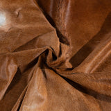 Brazilian Brown Cowhide Rug Size 7'6" L x 6'7" W 3745