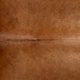 Brazilian Brown Cowhide Rug Size 7'6" L x 6'7" W 3745